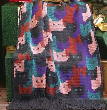 Vintage crochet blanket for sale  SALFORD