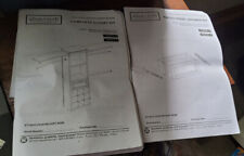 Closet Organizer Parts Screws Slides Allen  And Roth Closet Hardware Manual for sale  Shipping to South Africa