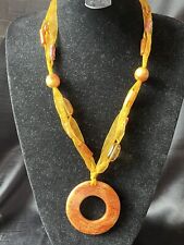Orange organza ribbon for sale  YORK