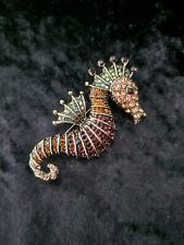 Multicolour rhinestone seahors for sale  PUDSEY