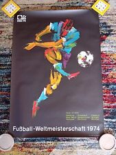 Fußball plakat 1974 gebraucht kaufen  Wesel