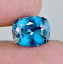 5+Ct Natural Indicolite Blue Green Tourmaline Cushion Cut Loose Gemstone for sale  Shipping to South Africa