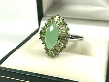 Marquise peridot chalcedonyrin d'occasion  Expédié en Belgium