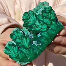 Amostra mineral áspera cluster transparente malaquita brilhante natural 213G comprar usado  Enviando para Brazil