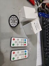 RGBW Color Changing MR16 LED Bulbs(2) 5W W/Remote Controls for sale  Shipping to South Africa