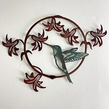 Floral hummingbird metal for sale  New Port Richey