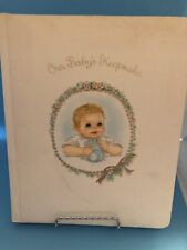 Antigo HALLMARK Keepsake Baby Book Our Baby’s Keepsake - Nunca usado comprar usado  Enviando para Brazil