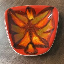 poole pottery dish red for sale  WITHERNSEA