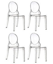 Set sedie trasparenti usato  Vittuone