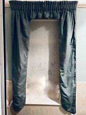 Green pelmet curtain for sale  LEICESTER