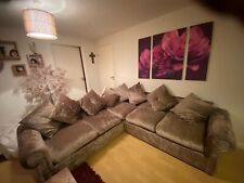 Mink corner sofa for sale  DERBY