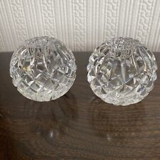 lead crystal candle holders for sale  TAUNTON