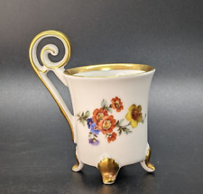 Xícara de chá vintage Edelstein Baviera Demitasse com decoração floral alça alta comprar usado  Enviando para Brazil