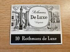 Rothmans luxe virginia for sale  EXMOUTH