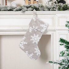 Noël peluche flocon neige Noël bas arbre pendentif décoration la maison cadeau d'occasion  Saint-Ouen-l'Aumône