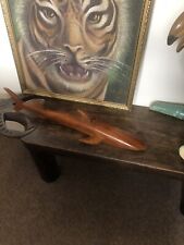 Vintage wooden shark for sale  ILKESTON