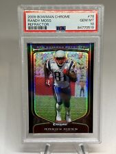 2009 Bowman Chrome 78 Randy Moss refrator PSA 10 GEM SSP SP comprar usado  Enviando para Brazil