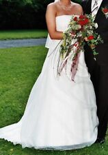 Brautkleid weiß gebraucht gebraucht kaufen  Maßbach