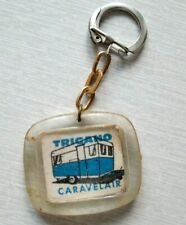 PORTE CLE ANCIEN CARAVANE - camping car key chain vintage ring ACCF TCF Trigano d'occasion  Caen