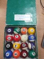 Billiard ball set. for sale  SELBY
