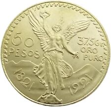 1821-1921 1943 1947 Centenario Mexicano 50 Pesos Moneda de Oro Dólar de Oro An segunda mano  Embacar hacia Argentina