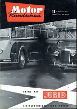 Motor rundschau 1956 gebraucht kaufen  Gladbeck