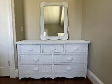 White wicker dresser for sale  Annapolis