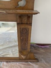 Carved wooden mantelpiece for sale  HAVERFORDWEST