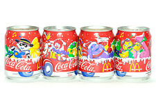 Coca Cola 2001 juego de 4 latas, Hong Kong; McDonalds/Navidad (250 ml) segunda mano  Embacar hacia Argentina