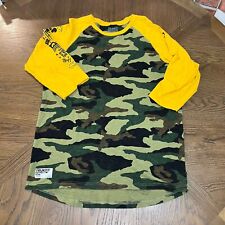 Camiseta masculina Truk Fit manga 1/4 campainha 2XL camuflagem amarela Lil Wayne comprar usado  Enviando para Brazil