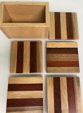 Set hardwood coasters for sale  Schuylkill Haven
