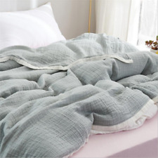 Cobertor de algodão musselina cama sofá-cama respirável viagem musselina cama espalhar cobertor comprar usado  Enviando para Brazil