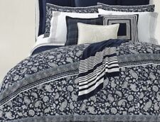 king navy floral comforter for sale  Port Saint Lucie