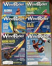 Lote Vintage (6) 1988 Wind Rider Magazine Windsurf Veleiro Surf HTF comprar usado  Enviando para Brazil