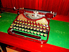Used, Antique 1920s Red & LC Smith & Corona Portable Typewriter w/Case "nice" for sale  Shipping to South Africa