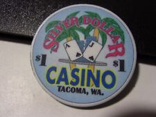 SILVER DOLLAR CASINO $1 hotel casino juego póquer ficha - Mountain Terrace, WA segunda mano  Embacar hacia Argentina