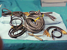 Gran selección de cables con RCA y otros conectores, lote #2 segunda mano  Embacar hacia Mexico