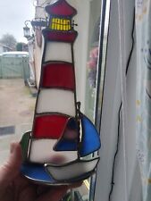 Stained glass lighthouse for sale  CONSETT