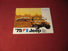 Usado, 1975 Jeep CJ-5 Cherokee Folheto de Vendas Catálogo Antigo Original comprar usado  Enviando para Brazil