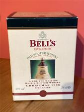 L076  Bells Whisky Wade Empty Decanter Xmas 1998 with Box for sale  Shipping to South Africa