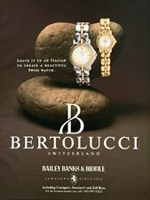 1992 BERTOLUCCI Leave It to An Italian to Create Beautiful Swiss Watch ANÚNCIO IMPRESSO comprar usado  Enviando para Brazil