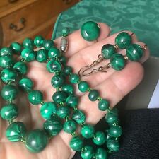 Vintage malachite bead for sale  LIVERSEDGE
