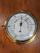 Brass maritime barometer for sale  BATH
