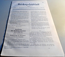 Reichsgesetzblatt berlin 1928 gebraucht kaufen  Deutschland