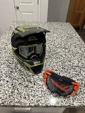 Leatt Moto 7.5 Helmet-Cactus- M- Offroad ATV Motocross - Two Goggles for sale  Shipping to South Africa