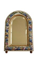 Espelho micromosaico veneziano original Itália micro mosaico por volta de 1890 comprar usado  Enviando para Brazil