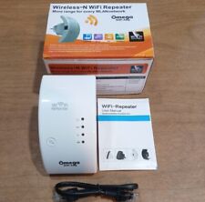 Used, Omega Wireless-N WiFi Repeater Range Extender For WLAN  for sale  Shipping to South Africa