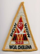 Woa Cholena 322, 1967 Pow Wow, Mobile Area Council, Alabama, used for sale  Shipping to South Africa