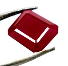 Natural Red Beryl Bixbite Emerald Cut 9 Ct From Utah Loose Gemstone Certified for sale  Shipping to South Africa