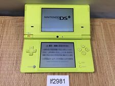 lf2981 Plz Read Item Condi Nintendo DSi DS Lime Green Console Japan for sale  Shipping to South Africa